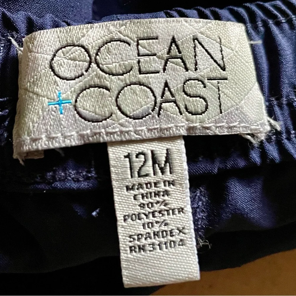 NWOT Ocean Coast 2 Piece Sun Beach Summer Outfit Sz 12M Red Shirt Blue Shorts